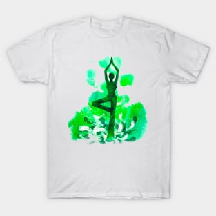 Yoga green T-Shirt
